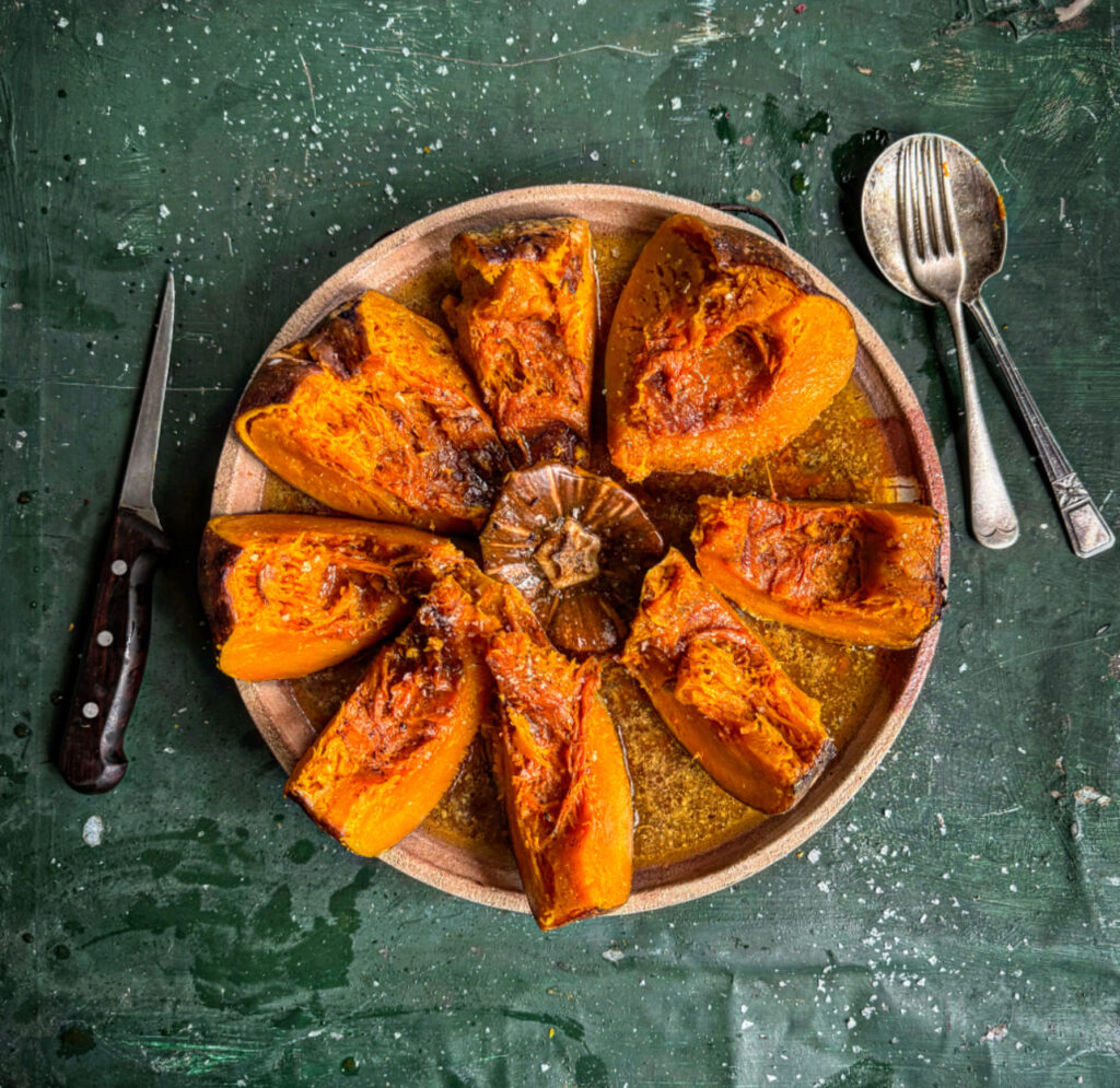 Roasted pumpkin with butter and date syrup - Nature's Fresh